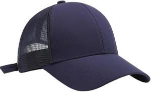 Casquette de baseball personnalisée avec logo, dos en mesh, séchage rapide, imperméable, protection solaire, style sportif, broderie 3D, ajustable, tendance - Product Image 2