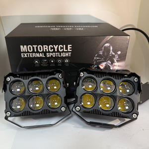 ไฟมอเตอร์ไซค์ LED รุ่นใหม่ <span class=keywords><strong>ส</strong></span>ว่างพิเศษ 72W 8 เลนส์ <span class=keywords><strong>ส</strong></span>ีขาวเหลือง ไฟตัดหมอกสำหรับรถยนต์ ระบบไฟมอเตอร์ไซค์ - Product Image 1