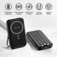Batterie externe portable grande capacité avec câble intégré 10000 mAh, charge rapide universelle pour téléphone portable