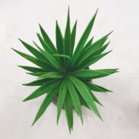 Vente en gros de petites plantes succulentes artificielles en pot en céramique, déco murale suspendue pour la fête des mères à la maison, au bureau ou dans la salle de bain