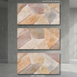 Carreaux muraux en céramique 3D numériques modernes 300x600mm, nouveau design, prix abordable pour salle de bain, dimensions 30x60cm, carreaux muraux 12x24 - Product Image 6