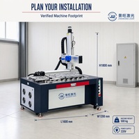 Machine de nettoyage au laser pour l'élimination de la rouille, de la peinture et des oxydes sur les pièces métalliques 300W/500W à impulsions refroidies par air