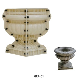 Top Ranking Cemente prodotti di stampo fioriere grande giardino esterno vaso di fiori <span class=keywords><strong>in</strong></span> <span class=keywords><strong>silicone</strong></span> stampo <span class=keywords><strong>per</strong></span> cementeria vaso - Product Image 3