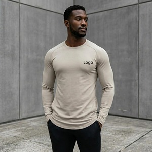 Fabricante de Ropa, Logotipo Personalizado, Venta al Por Mayor, MOQ Bajo, OEM, Camiseta Deportiva Elástica de Verano para Hombre, de Secado Rápido y Tacto Suave - Product Image 1