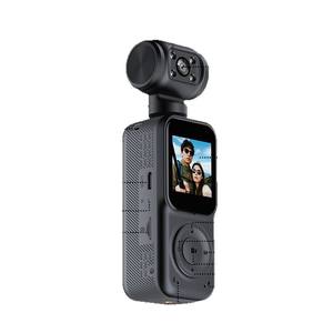 กล้องแอคชั่น 4K ฟูลเอชดี ขนาดเล็ก สำหรับติดหมวกกันน็อคมอเตอร์ไซค์ กล้องบันทึกภาพกีฬาแบบพกพา สำหรับการเดินทางและวีล็อก - Product Image 2