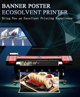 Impresora solvente ecológica de fábrica Impresora de inyección de tinta Papel térmico Lienzo de vinilo Papel fotográfico/D Máquina de impresión de papel de pared 1,3 M 1,6 M 1,8 M