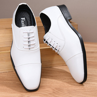 Nouvelles chaussures Oxford classiques pour hommes, à bout pointu, à lacets, avec semelle épaisse absorbant les chocs, semelle en caoutchouc antidérapante, chaussures de bureau pour affaires