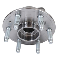 Capteur ABS 513289 avec 6 bouchons moyeu de roue avant arrière et assemblage de roulement pour Cadillac SRX 2010-2016