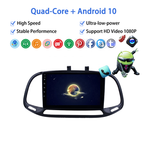 Bộ Điều Hướng Xe Hơi CPU 4 Core, Bộ Điều Hướng Xe Hơi Màn Hình Cảm Ứng Toàn Màn Hình Ổn Định Android 10.0 Cho Fiat DOBLO 2015 - Product Image 5