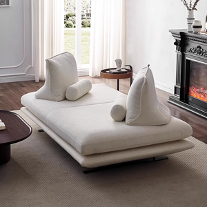 ชุดโซฟาเฟอร์นิเจอร์บ้านสไตล์โมเดิร์น ดีไซน์หรูหรา สำหรับโรงแรม โซฟาผ้าเรียบง่าย - Product Image 4