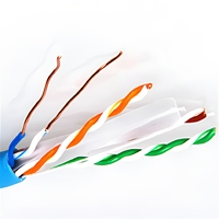 Câble Réseau UTP Cat 6 CCA 23AWG 24AWG de Bonne Qualité OEM ODM, 305m, pour Communication Intérieure, avec 4 Paires Torsadées