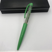 Stylo bille flottant DIY à largeur d'écriture de 1,0 mm, logo personnalisé, flotteur en PVC 2D avec corps en ABS jaune, cadeau d'usine, vente chaude
