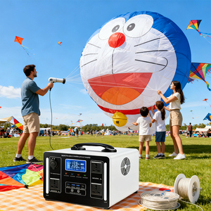 Centrale Électrique Portable 1200W Alimentée par Panneau Solaire et Chargeur CA, Batterie au Lithium Ternaire, Onde Sinusoïdale Pure, MPPT, Type-C, USB, Allume-Cigare - Product Image 5