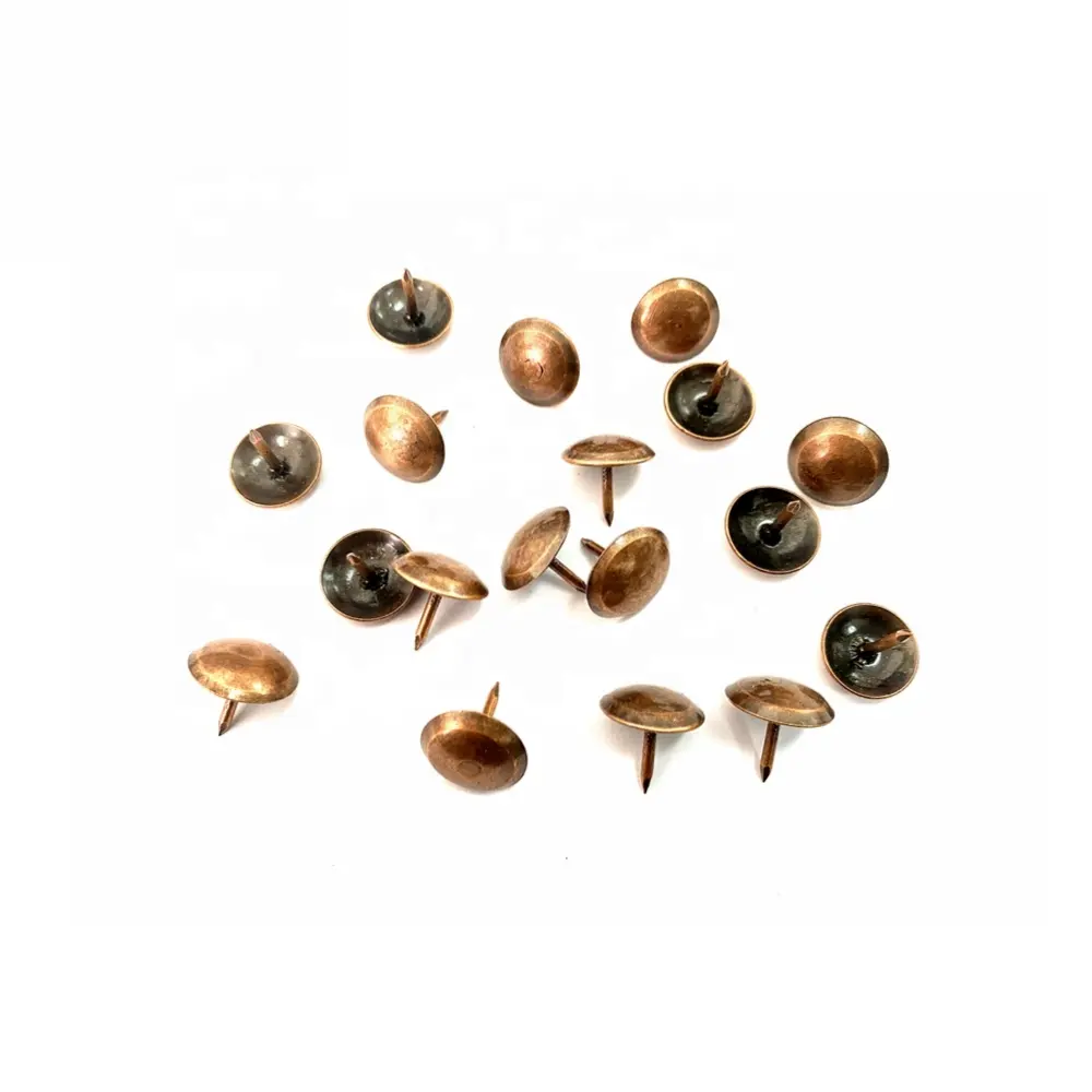 Round iron gold decorative brass rivet Nails for furniture sofas