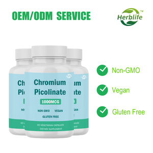 Agora Suplemento Chromium Picolinate 1000mcg Cápsulas para Metabolismo e Suporte Nutriente - Product Image 2
