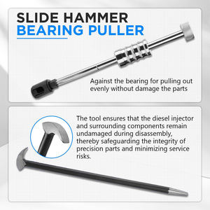 26pcs סולר מזרק סולר מזרק מכשיר פוללר ערכת הסרת פוללר ערכת עם פטיש שקופיות - Product Image 3