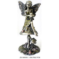Artículos Decorativos para el Hogar, Diseño de Interiores, Decoración del Hogar, Figura de Hada de Metal