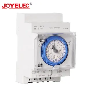 Good Price Electric 110-230V 24 hours Din Rail Programmable Auto Off SUL181D Timer Switch Mechanical With Battery