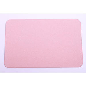 Tapis de bain rectangulaire en terre de diatomée rose uni, séchage rapide, absorbant, pour salle de bain, fabriqué à Jiangsu B013 - Product Image 2