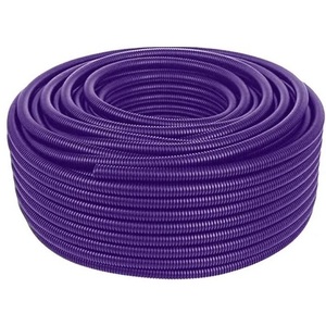 Tubo Corrugado Plegable de 20 mm x 50 m, Color Morado, Sin Extractor de Cables, Hecho en Italia, Modelo TC2020LILLA - Product Image 1