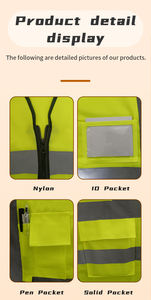 Werkkleding met hoge zichtbaarheid en reflecterende eigenschappen, ANSI Klasse 2, voor de bouw-, sanitaire en transportsectoren - Product Image 5