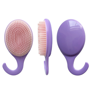<span class=keywords><strong>Brosse</strong></span> à cheveux de voyage à poils flexibles, rose, mini <span class=keywords><strong>brosse</strong></span> démêlante en forme d'œuf <span class=keywords><strong>pour</strong></span> femmes et enfants - Product Image 3