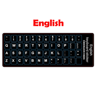 OEM Ordinateur portable Notebook couleur vierge PVC impression arabe anglais russe thaï coréen hébreu clavier autocollants