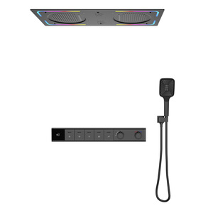 Ensemble de <span class=keywords><strong>douche</strong></span> encastré mural minimaliste à température constante pour salle de bain, avec plafonnier dissimulé et pré-encastrement - Product Image 5