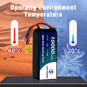 고속 Lipo 배터리 팩 10000mAh 25C 최고 품질 A + 그랜드 셀-20-60 ℃ 작동 온도 배터리 - Product Image 2