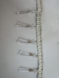 Perles acryliques Baxarama, garniture à franges perlées pour rideaux, tissus d'ameublement, vêtements, textiles de maison, décoration intérieure, modèle Zhejiang - Product Image 4