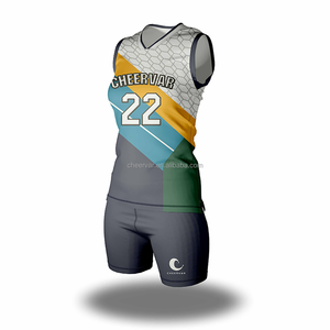Maillots de volley-ball à production rapide Uniformes de volley-ball pour jeunes Vêtements de volley-ball respirants - Product Image 3