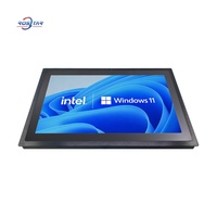 PC industriel embarqué 21 24 27 pouces avec processeurs Intel J6412 I3 I5 I7, écran tactile robuste