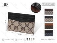 Portacarte a tre strati da 30 mm in pelle PU dal design minimalista per carte - Product Image 1