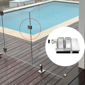 Loquet de porte en verre à prix abordable, serrure magnétique en acier inoxydable 2205 pour clôture de piscine en verre, balustrade et rampes - Product Image 6