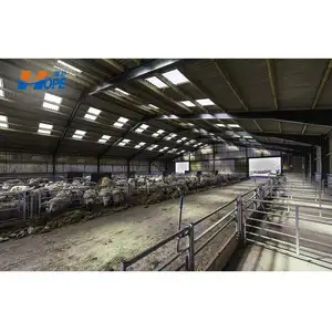 modern farm design goat and sheep farming house detachable steel structure shed