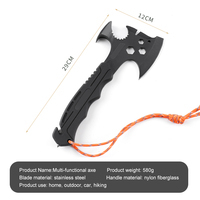 Hache de survie pliable industrielle Bochen pour équipement d'urgence, camping et extérieur