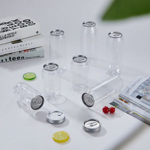 500 मिलीलीटर प्लास्टिक की बोतल कस्टम लोगो मुद्रण पारदर्शी पालतू प्लास्टिक पेय की बोतलें आसान पुल कैप के साथ कर सकते हैं - Product Image 6