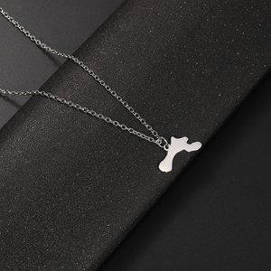 Collar de Cadena con Mapa de la Isla de Bonaire, Mar Caribe, en Acero Inoxidable, Chapado en Oro de 18K, Colgante de Bonaire, <span class=keywords><strong>Antillas</strong></span> Holandesas - Product Image 4