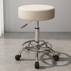 Factory Wholesale Modern Multi-color <b>Leather</b> Customizable Rotating Small Bar Dining <b>Swivel</b> <b>Chairs</b> Metal Frame for Commercial Use - Product Image 3