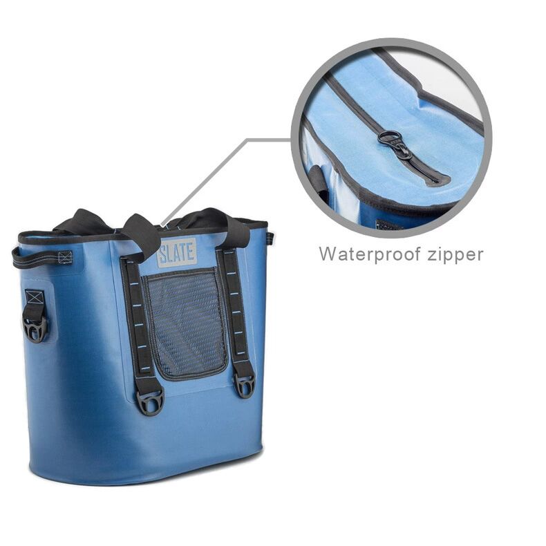 Buffalo Gear nylon tpu insulated picnic food and beverage tote with strong foam keep cool foldable camping cooler bag