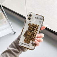 Coque de téléphone en silicone souple avec motif artistique de coucher de soleil et nuages pour iPhone 15 13 11 12 16 Pro Max Xs Xr X 8 7 Plus