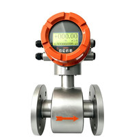 RUIJI LD-DN25 2 Inch Digital Stainless Steel Water Milk Alcohol Flow Meter 4-20mA Pulse Output untuk Bahan Bakar Diesel OEM