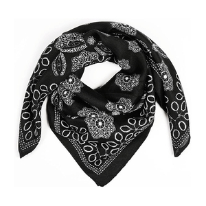 New Design Custom Printed <b>Silk</b> Satin Women Bandana Head <b>Scarf</b> In Low MOQ Customized Fabric Women Bandana <b>Scarf</b> for All Season - Product Image 2