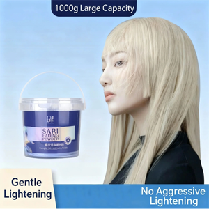 Polvere Decolorante Blu Semi-Permanente Premium Senza Polvere per Barbieri, da Nero a Rosso, Non Danneggia i Capelli e Copre i Capelli Grigi - Product Image 3