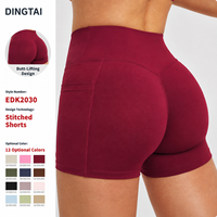 Shorts de cycliste taille haute pour femme, effet seconde peau, séchage rapide, respirant, compression, pour yoga, course à pied, cyclisme, certifié GCC