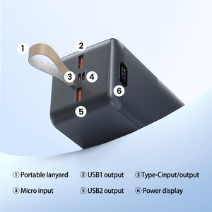 سلسلة REMAX Piloteer معدة للشحن السريع 27W + W PD + QC بنك طاقة سريع الشحن ma/1500 mAh - Product Image 4