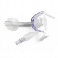 Tube de trachéotomie vétérinaire approuvé CE, équipement d'intubation respiratoire en silicone médical pour animaux