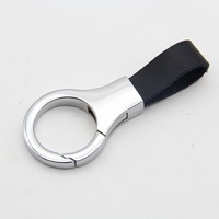 Porte-clés boussole tendance pour homme, personnalisé, en alliage de zinc léger