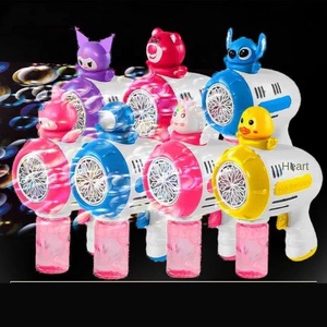 Súng bắn bong bóng tự động 10 lỗ nhựa ABS cao cấp mùa hè KK <span class=keywords><strong>2025</strong></span>, màu xanh dương, bán chạy, đồ chơi điện tử cho trẻ em, bán buôn - Product Image 4