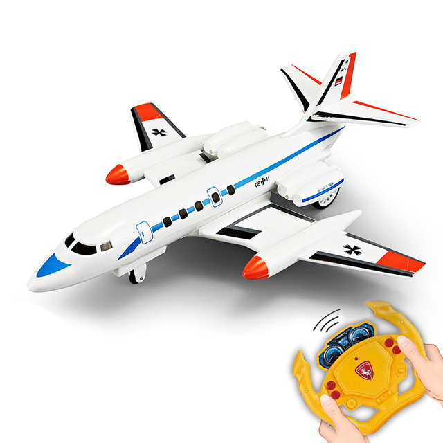 Interesting 4CH Model Remote Control Rc air Plane Kit for Kids With Light